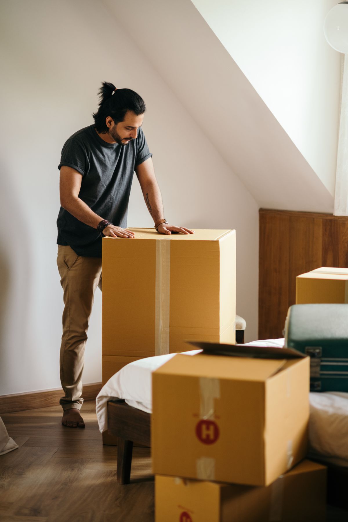Customer packing boxes for moving